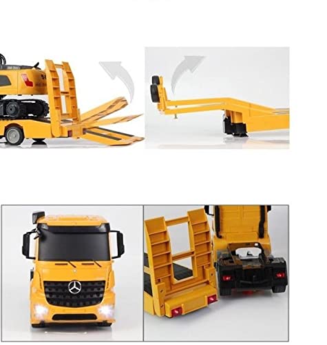 Amazon.co.jp: 2.4GHz 1/20スケール 超大型 重機回送トレーラー